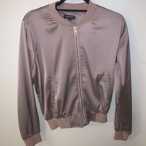 Pink bomber jacket